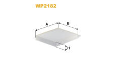 Filtr, vzduch v interiéru WIX FILTERS WP2182