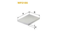 Filtr, vzduch v interiéru WIX FILTERS WP2186