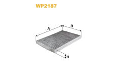 Filtr, vzduch v interiéru WIX FILTERS WP2187