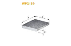 Filtr, vzduch v interiéru WIX FILTERS WP2189