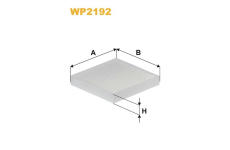 Filtr, vzduch v interiéru WIX FILTERS WP2192