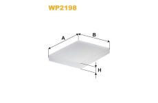 Filtr, vzduch v interiéru WIX FILTERS WP2198