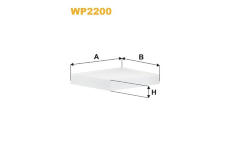 Filtr, vzduch v interiéru WIX FILTERS WP2200