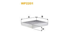 Filtr, vzduch v interiéru WIX FILTERS WP2201