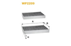 Filtr, vzduch v interiéru WIX FILTERS WP2209