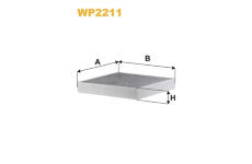 Filtr, vzduch v interiéru WIX FILTERS WP2211