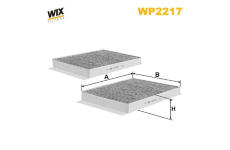 Filtr, vzduch v interiéru WIX FILTERS WP2217