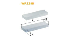 Filtr, vzduch v interiéru WIX FILTERS WP2218