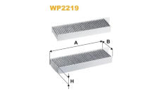 Filtr, vzduch v interiéru WIX FILTERS WP2219