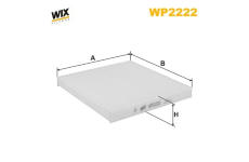 Filtr, vzduch v interiéru WIX FILTERS WP2222