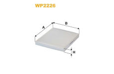 Filtr, vzduch v interiéru WIX FILTERS WP2226