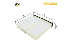 Filtr, vzduch v interiéru WIX FILTERS WP2252