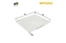 Filtr, vzduch v interiéru WIX FILTERS WP2262