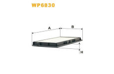 Filtr, vzduch v interiéru WIX FILTERS WP6830