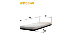 Filtr, vzduch v interiéru WIX FILTERS WP6840