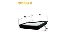 Filtr, vzduch v interiéru WIX FILTERS WP6878