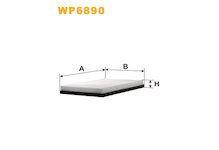 Filtr, vzduch v interiéru WIX FILTERS WP6890