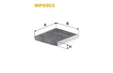 Filtr, vzduch v interiéru WIX FILTERS WP6903