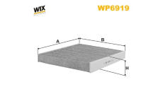 Filtr, vzduch v interiéru WIX FILTERS WP6919
