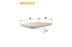 Filtr, vzduch v interiéru WIX FILTERS WP6930