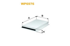 Filtr, vzduch v interiéru WIX FILTERS WP6976
