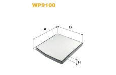 Filtr, vzduch v interiéru WIX FILTERS WP9100