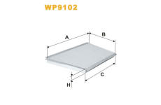 Filtr, vzduch v interiéru WIX FILTERS WP9102