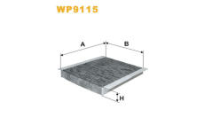 Filtr, vzduch v interiéru WIX FILTERS WP9115