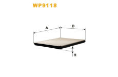 Filtr, vzduch v interiéru WIX FILTERS WP9118