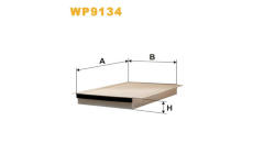 Filtr, vzduch v interiéru WIX FILTERS WP9134