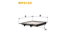 Filtr, vzduch v interiéru WIX FILTERS WP9160