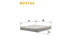 Filtr, vzduch v interiéru WIX FILTERS WP9164