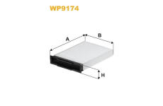 Filtr, vzduch v interiéru WIX FILTERS WP9174