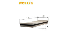 Filtr, vzduch v interiéru WIX FILTERS WP9176