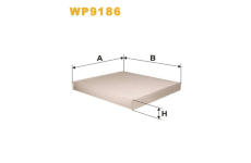 Filtr, vzduch v interiéru WIX FILTERS WP9186