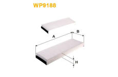 Filtr, vzduch v interiéru WIX FILTERS WP9188