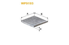 Filtr, vzduch v interiéru WIX FILTERS WP9193