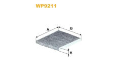 Filtr, vzduch v interiéru WIX FILTERS WP9211