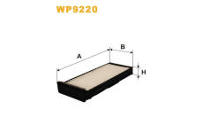 Filtr, vzduch v interiéru WIX FILTERS WP9220