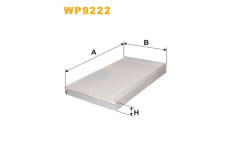 Filtr, vzduch v interiéru WIX FILTERS WP9222