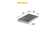 Filtr, vzduch v interiéru WIX FILTERS WP9223