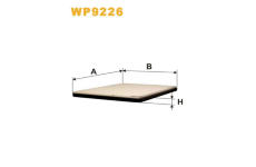 Filtr, vzduch v interiéru WIX FILTERS WP9226