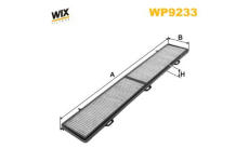 Filtr, vzduch v interiéru WIX FILTERS WP9233