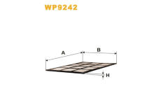 Filtr, vzduch v interiéru WIX FILTERS WP9242
