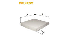 Filtr, vzduch v interiéru WIX FILTERS WP9252