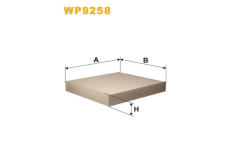 Filtr, vzduch v interiéru WIX FILTERS WP9258