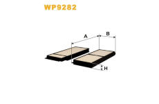 Filtr, vzduch v interiéru WIX FILTERS WP9282
