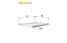 Filtr, vzduch v interiéru WIX FILTERS WP9300