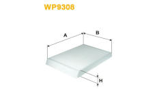 Filtr, vzduch v interiéru WIX FILTERS WP9308