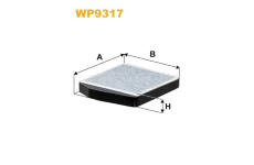 Filtr, vzduch v interiéru WIX FILTERS WP9317